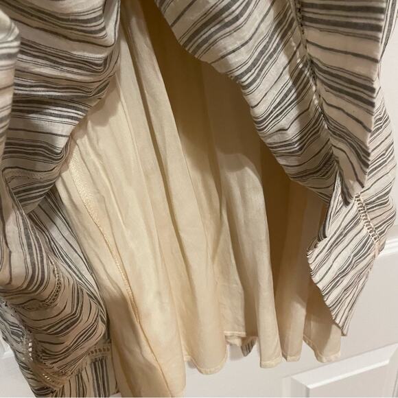 Women's Summer Dress Small Smocked Gingham Babydoll Puff Sleeves By Together - Picture 4 of 13